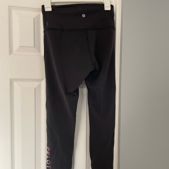 peloton lululemon black wunder under leggings size 8 - Picture 2 of 4